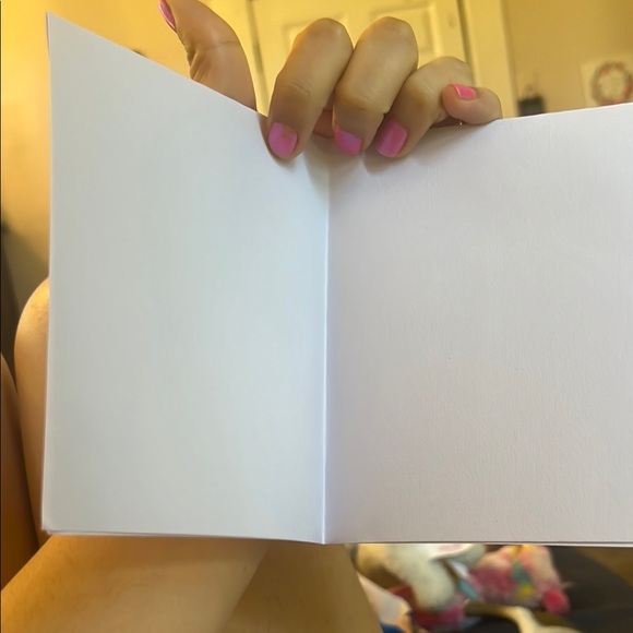 Handcrafted Believe Card with Blue and White Design - Picture 2 of 3